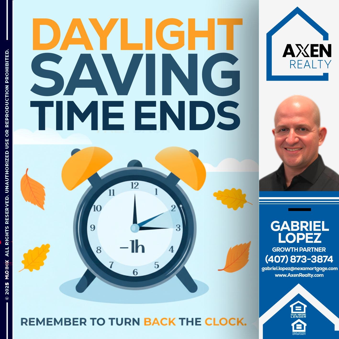 DAYLIGHT SAVINGS - Gabriel Lopez - Branch Manager