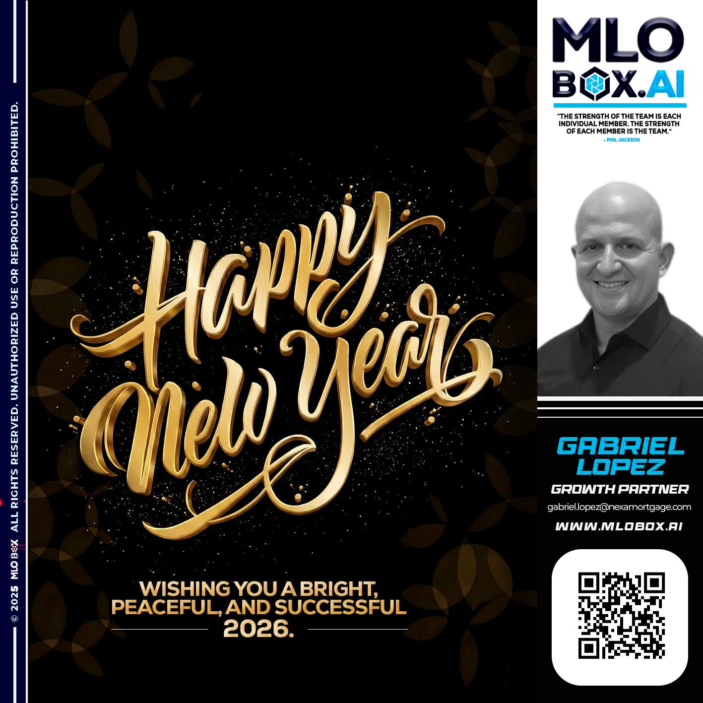 HAPPY NEW YEAR - Gabriel Lopez -Branch Manager