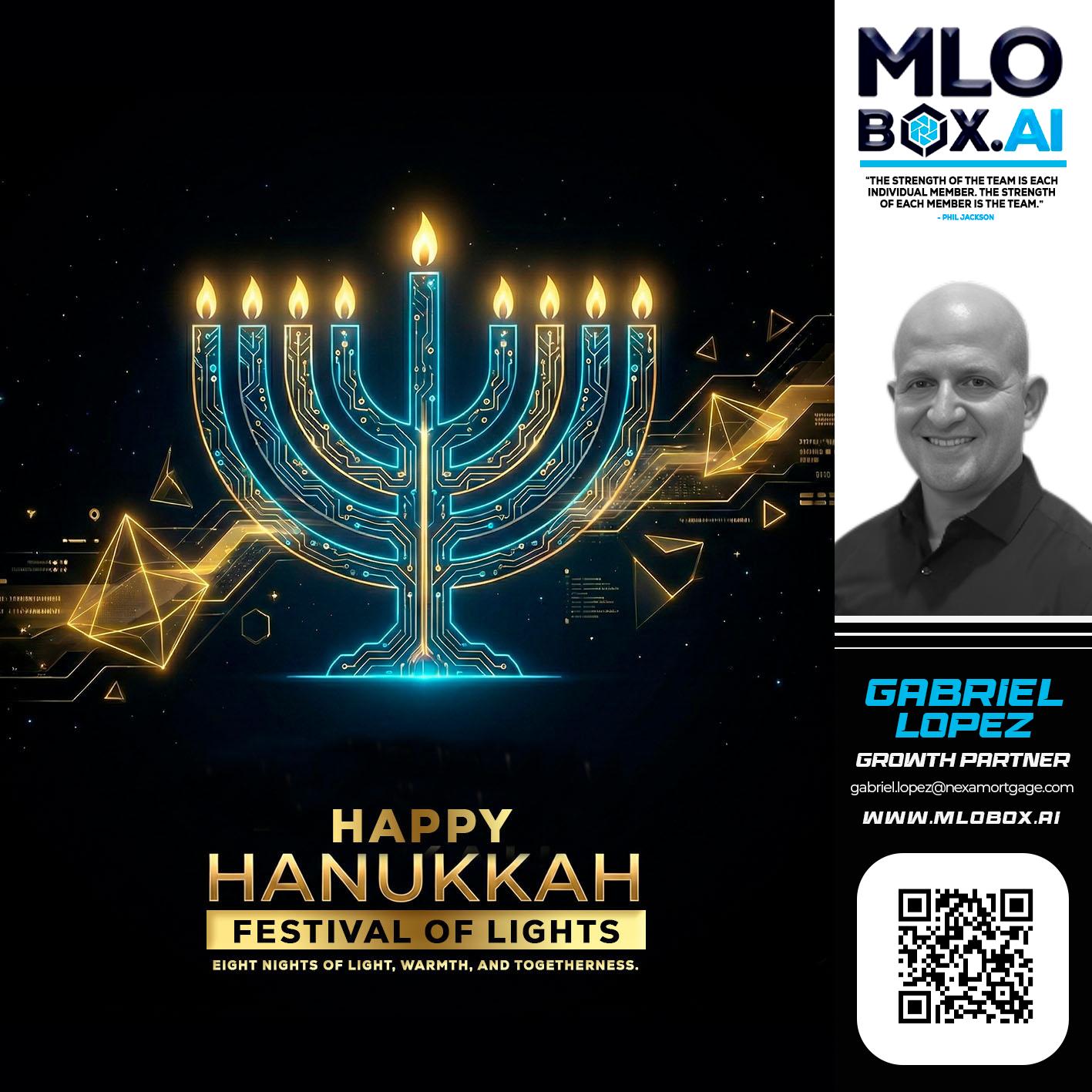 happy Hanukkah - Gabriel Lopez -Branch Manager