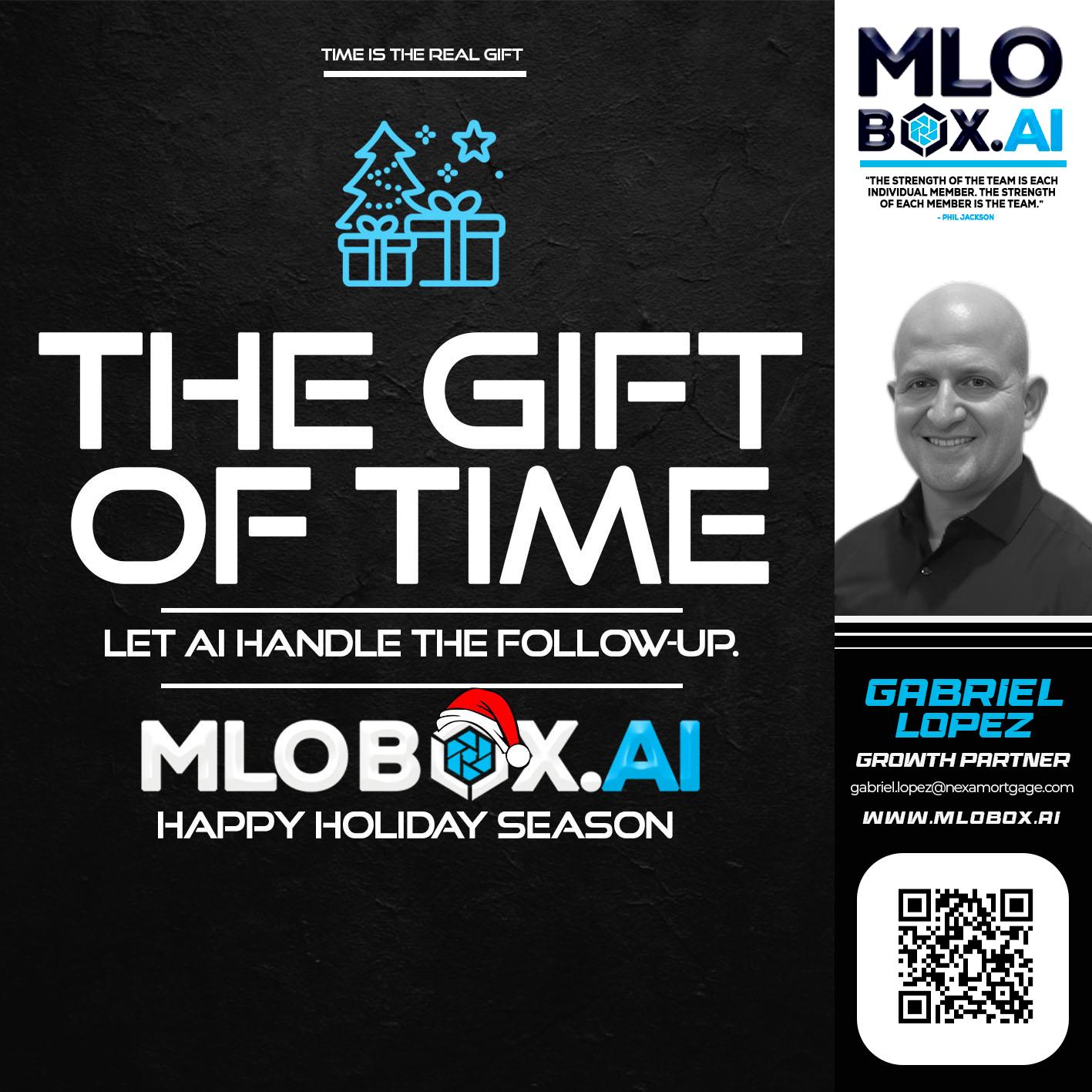 THE GIFT OF TIME - Gabriel Lopez -Branch Manager