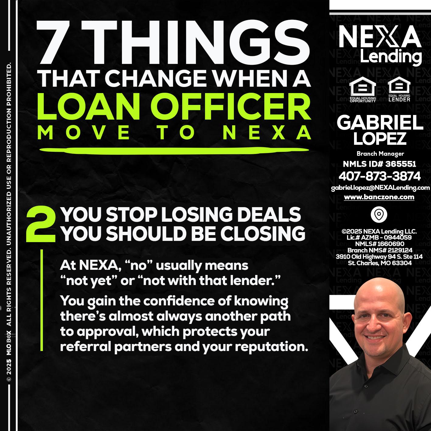 7 THINGS (2) - Gabriel Lopez -Branch Manager