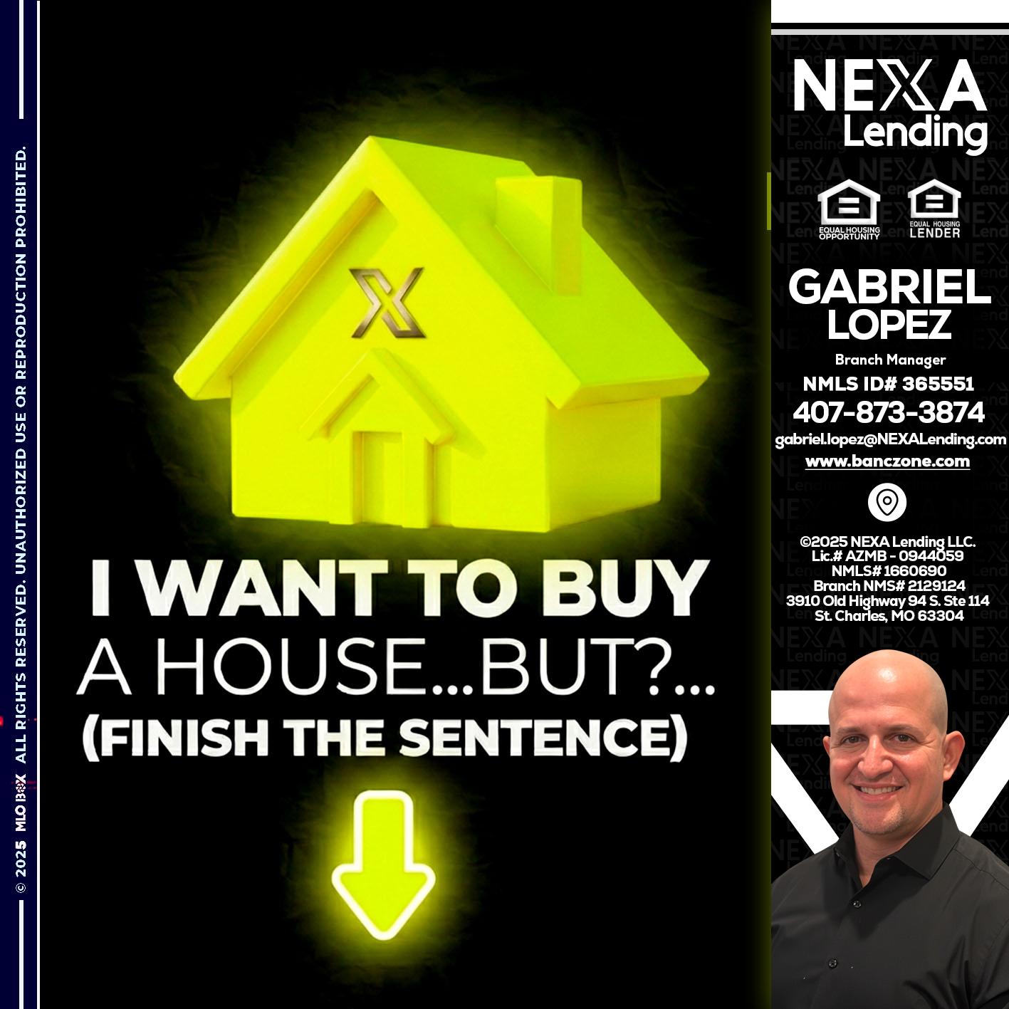 i want to buy - Gabriel Lopez -Branch Manager