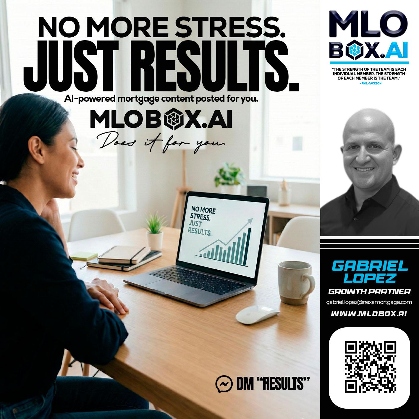 NO MORE STRESS - Gabriel Lopez -Branch Manager