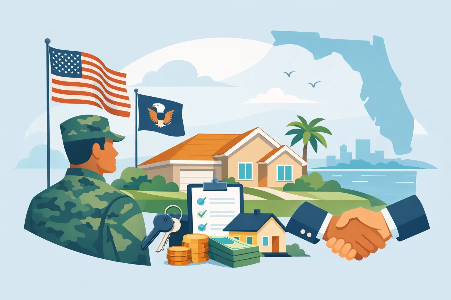Préstamo VA para veteranos en Florida